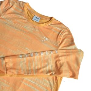 Gymshark sport loose long sleeve T-shirt orange Size Medium